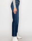 Artemis Vintage Plus-Size Tummy-Control High-Rise Straight-Leg Jeans – Dark Wash