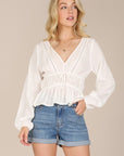 Lilou Sheer Lace Top