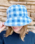 Super Cozy Checkered Bucket Hat