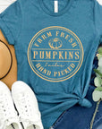 Farm Fresh Pumpkins Circle Graphic Tee