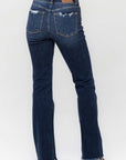 Judy Blue Full Size Frayed Hem Bootcut Jeans