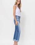 Flying Monkey High Rise Ankle Straight Jeans - Online Only