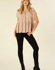 Lilou A-Line Tiered Blouse