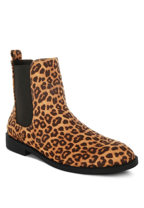 Ayasa Low Block Heel Chelsea Boots