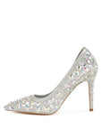 Iceout Diamante & Rhinestone Embellishments Pumps