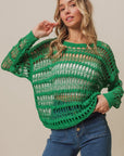 BiBi Long Sleeve Knit Cover Up