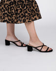 CRIMP-S Mule Sandal Heels
