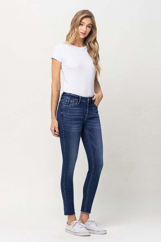 VERVET by Flying Monkey Mid Rise Crop Skinny