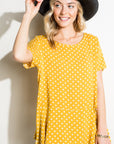 e Luna Polka Dot Tunic Top