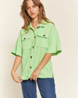 Jade By Jane Smile Face Back Shirt