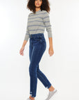 Kancan High Rise Slim Straight Jeans