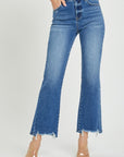 RISEN High Rise Straight Jeans