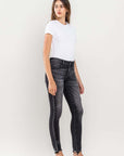 Lovervet Raw Hem Cropped Skinny Jeans