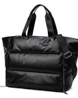 Metallic Puffer Tote