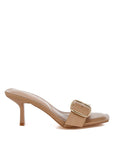 Acacia Buckle Strap Slip On Sandals