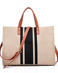 Canvas Stripe Tote