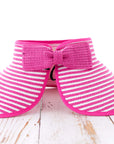 Foldable Bow Stripe Visor