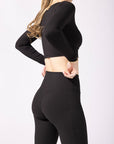 Full Size Supersculpt™ Bell Bottom with Pockets - Black