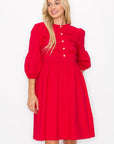 Whitney Cotton Poplin Dress