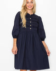 Whitney Cotton Poplin Dress