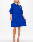 Whitney Cotton Poplin Dress