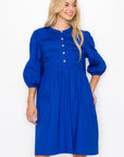 Whitney Cotton Poplin Dress