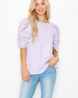 Runa Pointe Knit Top with Embroidered Summer Flowers