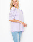 Runa Pointe Knit Top with Embroidered Summer Flowers