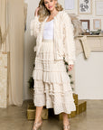 Winette Lace Ruffled Jacket