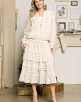 JOH |Willa Lace Ruffled Skirt