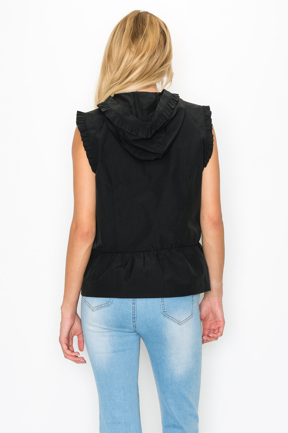 Josie Light Weight Vest with Hoodie