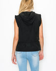 Josie Light Weight Vest with Hoodie