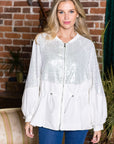 Jane Woven Sequin Jacket - My Pampered Life Seattle