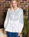 Jane Woven Sequin Jacket - My Pampered Life Seattle