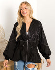 Jane Woven Sequin Jacket - My Pampered Life Seattle