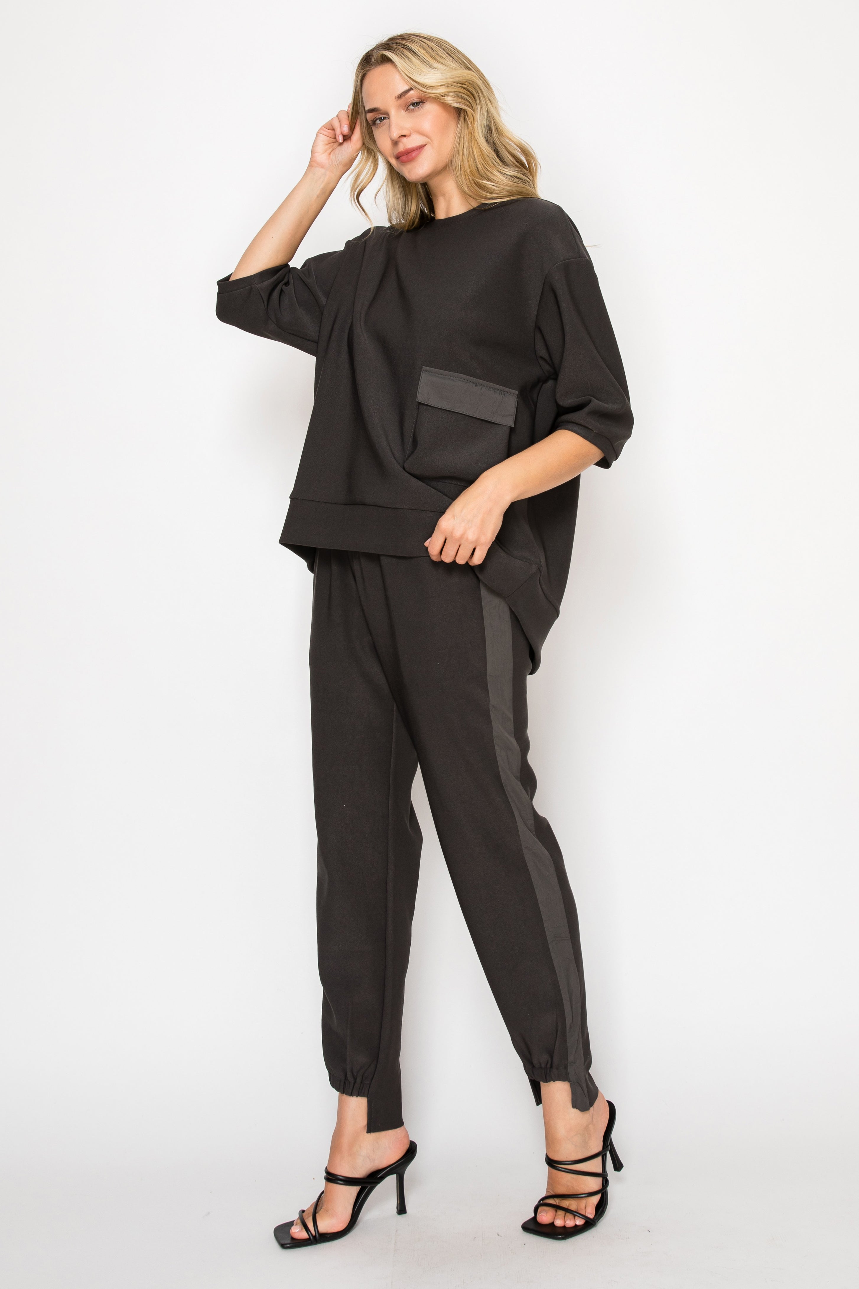 Katie Crepe Knit Pant - Dark Colors