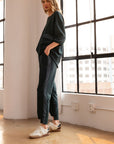 Katie Crepe Knit Pant - Dark Colors