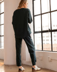 Katie Crepe Knit Pant - Dark Colors