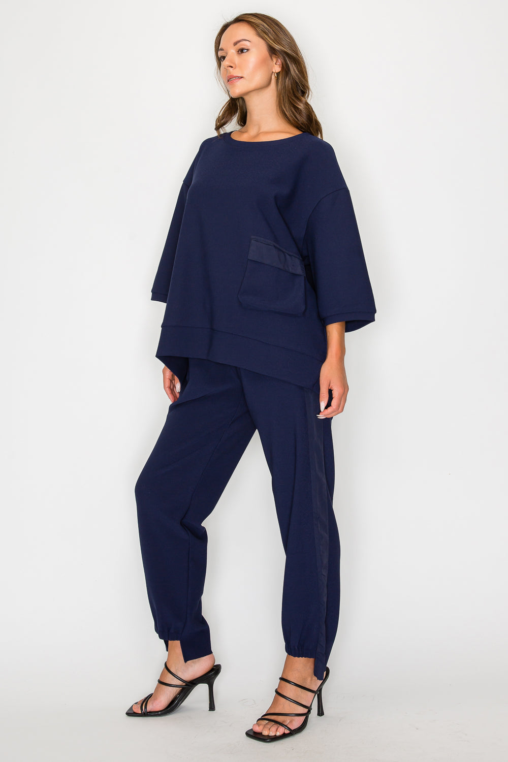 Katie Crepe Knit Pant - Dark Colors