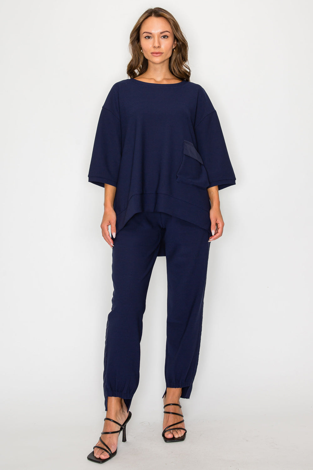 Katie Crepe Knit Pant - Dark Colors