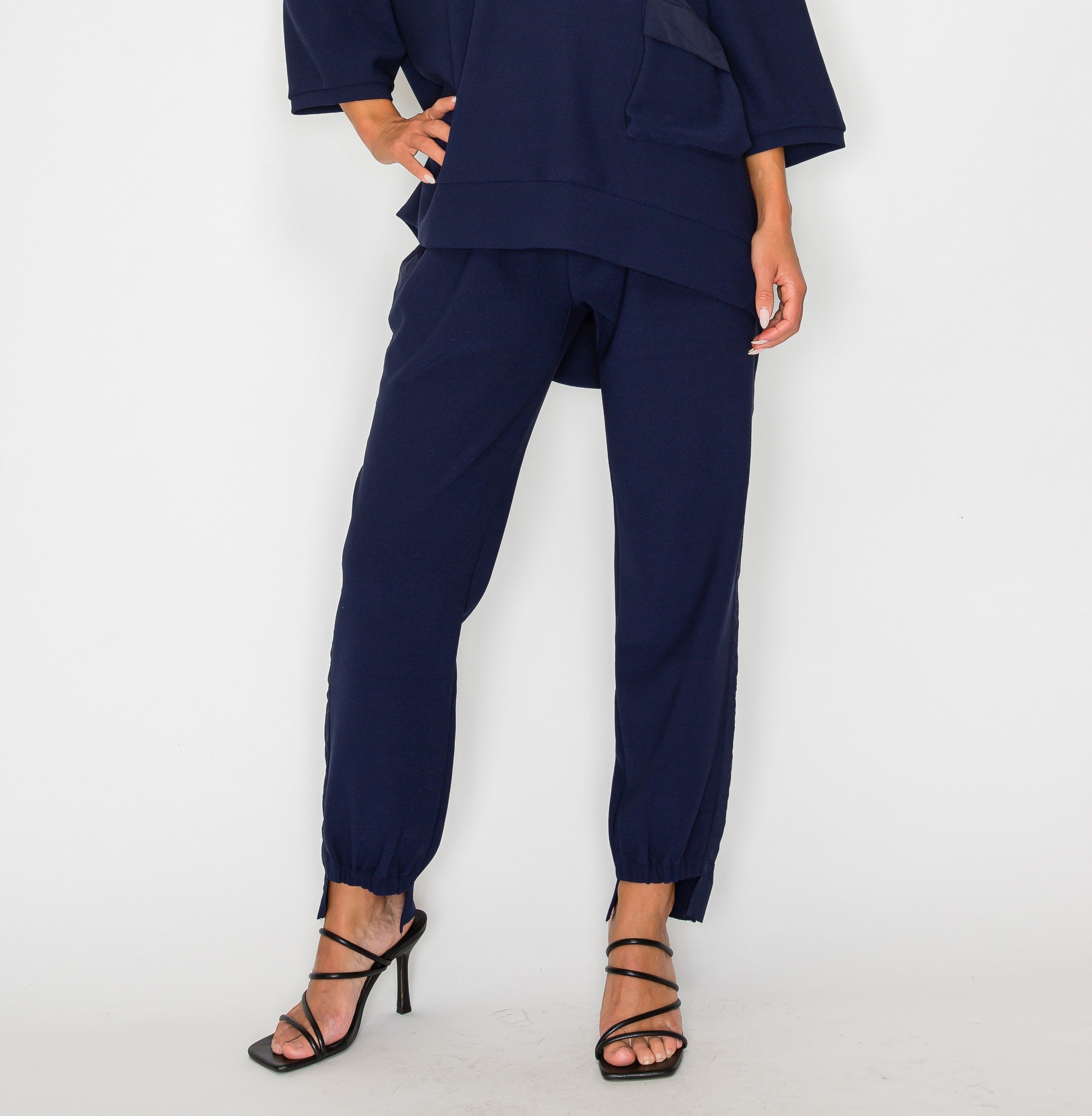 Katie Crepe Knit Pant - Dark Colors