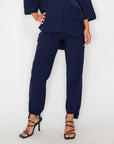 Katie Crepe Knit Pant - Dark Colors