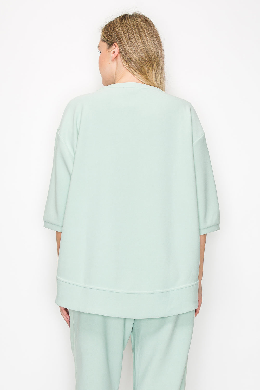 Karen Knit Crepe Top