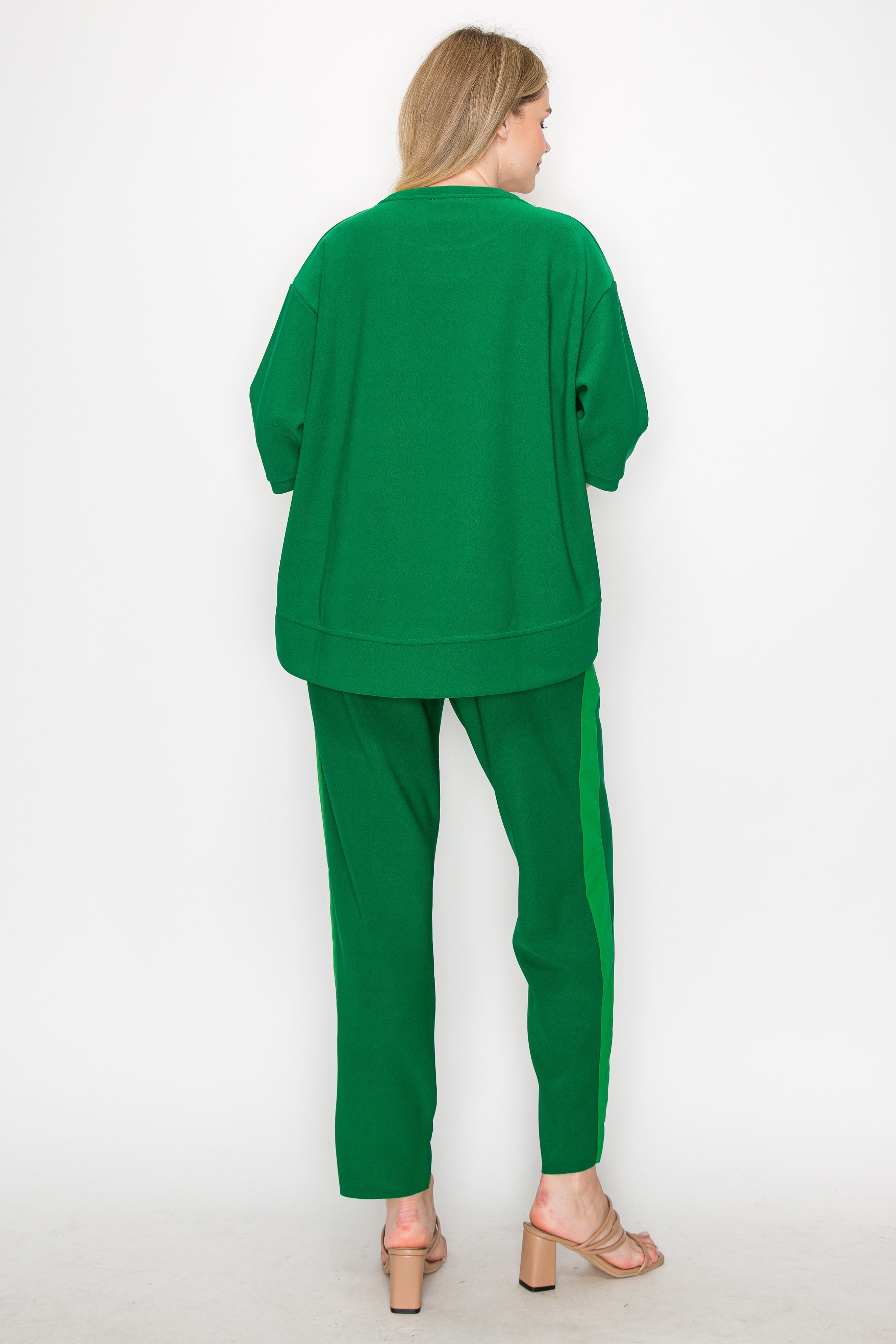 Karen Knit Crepe Top