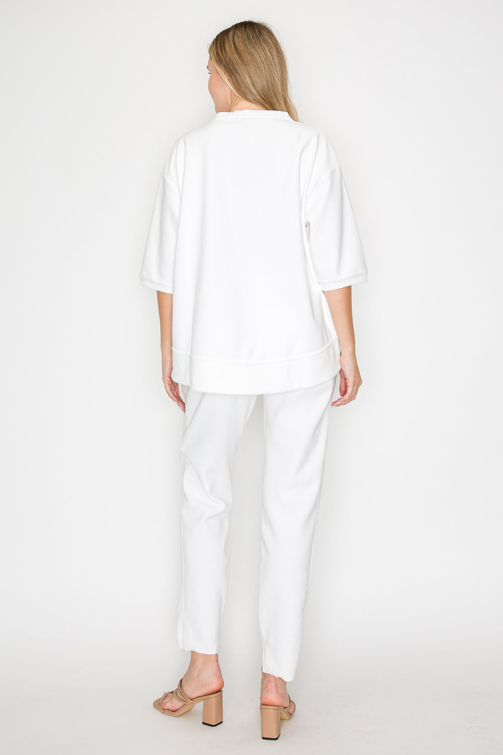 Karen Knit Crepe Top