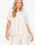 Kate Knit Crepe Top