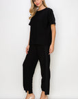 Katie Crepe Knit Pant - Dark Colors