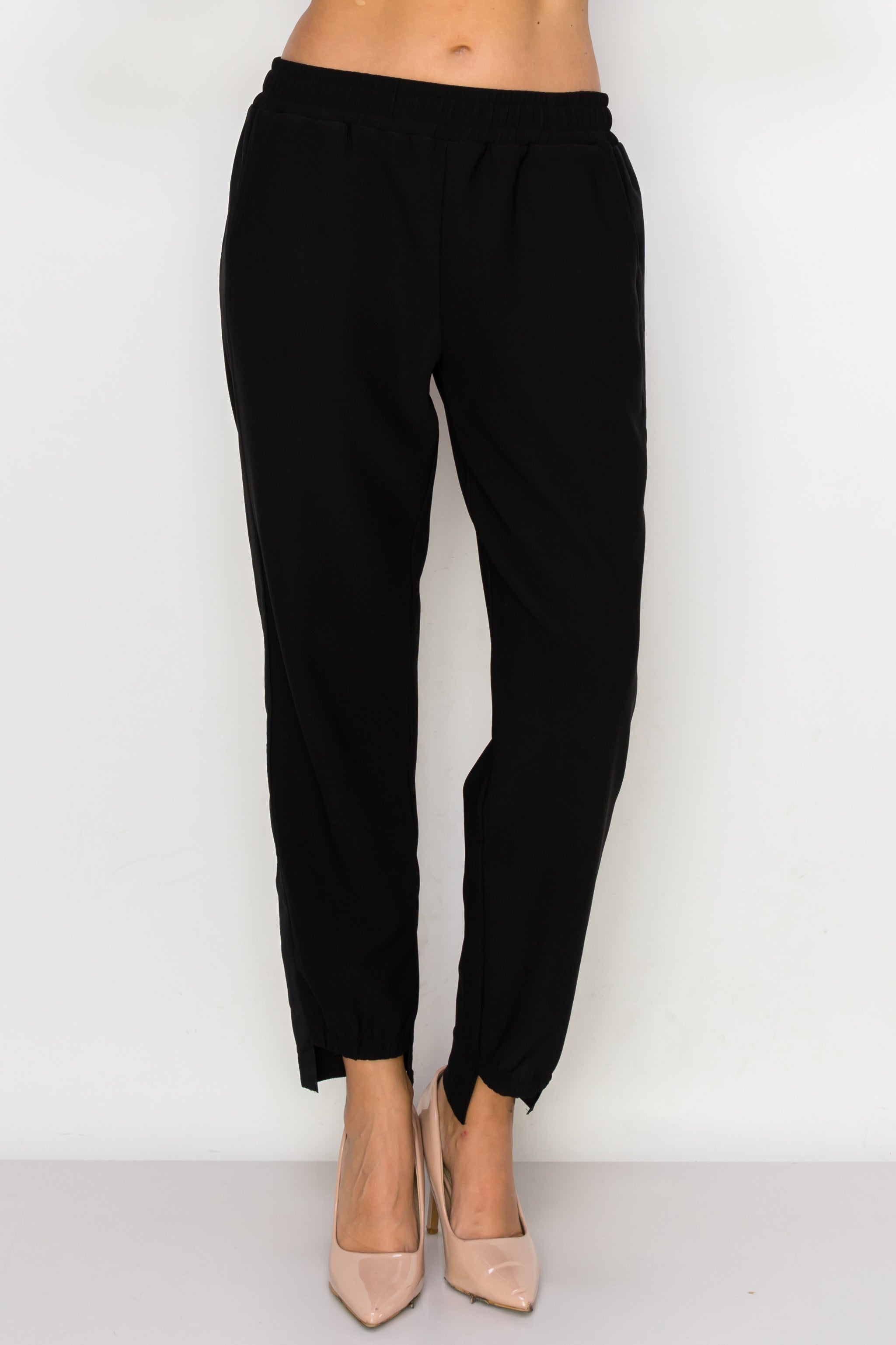 Katie Crepe Knit Pant - Dark Colors