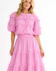 JOH | Laura Cotton Lace Eyelet Top