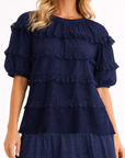JOH | Laura Cotton Lace Eyelet Top